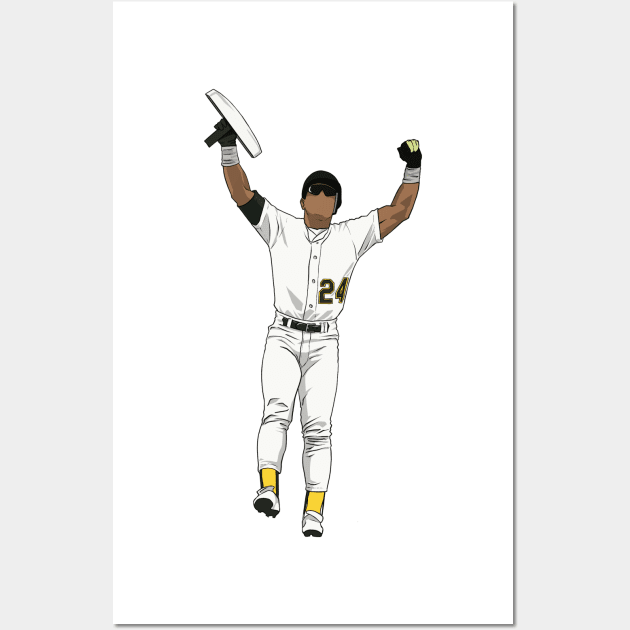 Rickey Henderson Wall Art by SickSticksCo